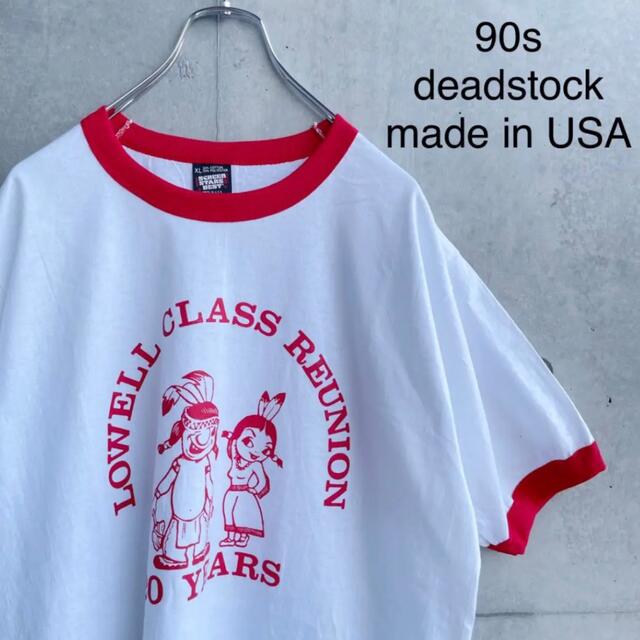 90年代 USA製 dead stock リンガー トリム Tシャツ 在原みゆ紀