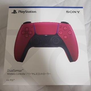 プレイステーション(PlayStation)のPS5 純正ワイヤレスコントローラー Dual Sense　コズミックレッド(その他)