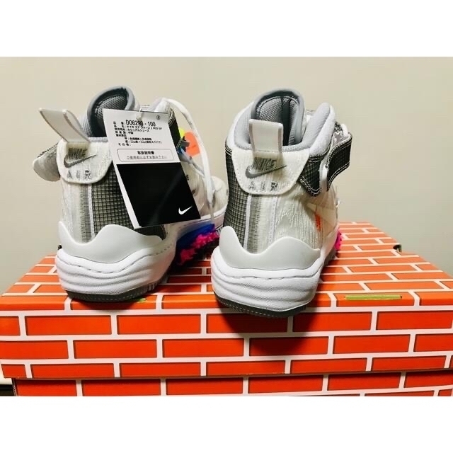 Off-White × Nike Air Force 1 Mid "White 2