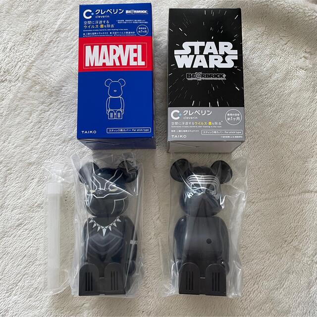 BE@RBRICK - クレベリン ベアブリック マーベルデザイン スターウォーズ 2点セットの通販 by nonpiiiii's shop