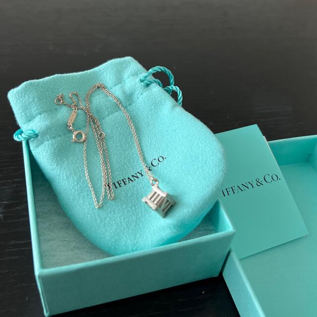 Tiffany & Co.(ティファニー)の【週末お値下げ】ティファニー ネックレス ペンダント アトラスキューブ シルバー レディースのアクセサリー(ネックレス)の商品写真