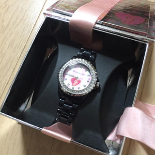 グラマラスジェーン(GLAMOROUS JANE)のGLAMOROUSJANE 腕時計 ブラック(腕時計)
