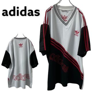 アディダス(adidas)の90's vintage adidas アディダス ゲームシャツ 雰囲気最高！(Tシャツ/カットソー(半袖/袖なし))