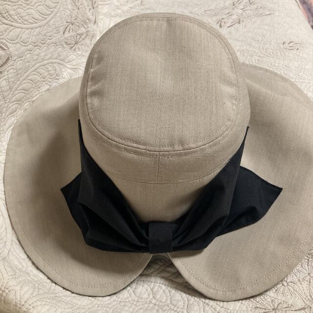 サンバリア100　ナチュラルリボンハット レディースの帽子(ハット)の商品写真