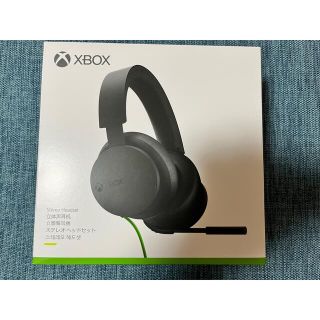 エックスボックス(Xbox)の新品未開封　XBOXステレオヘッドセット 純正(ヘッドフォン/イヤフォン)