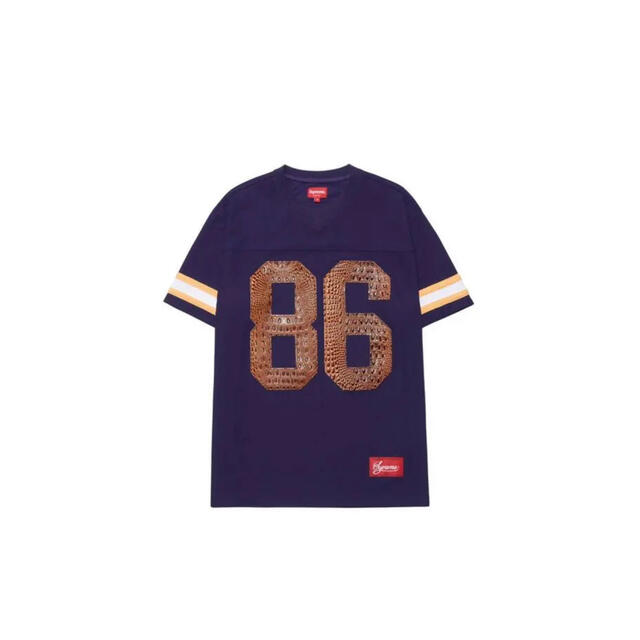 Supreme - Supreme Faux Croc Football Jersey purpleの通販 by Supreme - Supreme Faux Croc Football Jersey purpleの通販 by