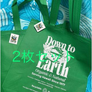 新品　Down to Earth(ダウントゥアース)2枚セット(エコバッグ)