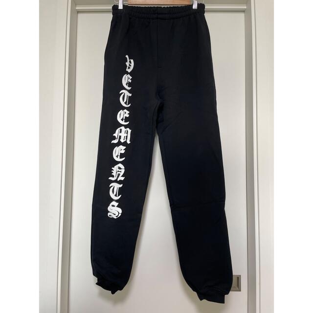 新品/定価11万 VETEMENTS アナーキースウェットパンツS