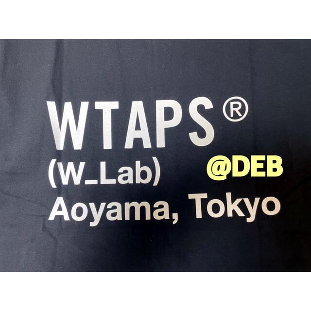 W)taps(ダブルタップス)のWTAPS W_Lab 青山限定 TEE BLACK XXLサイズ メンズのトップス(Tシャツ/カットソー(半袖/袖なし))の商品写真