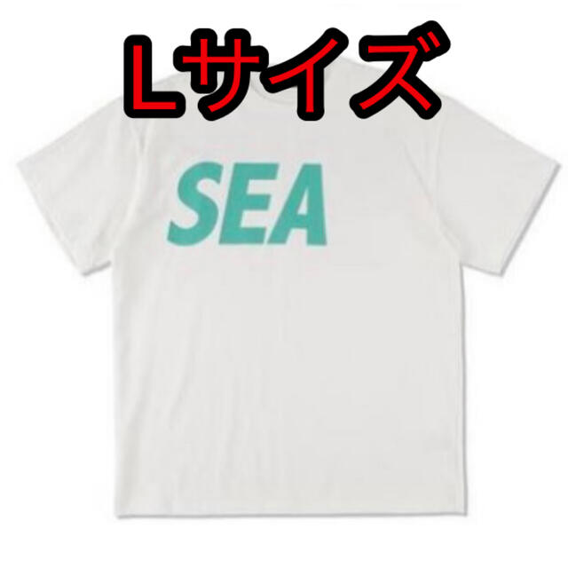 WIND AND SEAウィンダンシーSEAロゴTシャツホワイト×ミントL白-