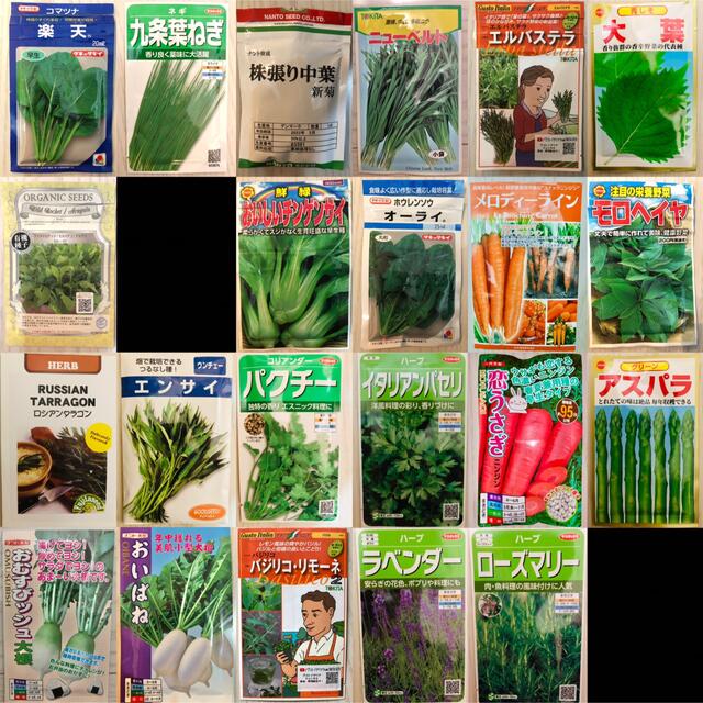 野菜の種　5種セット 食品/飲料/酒の食品(野菜)の商品写真