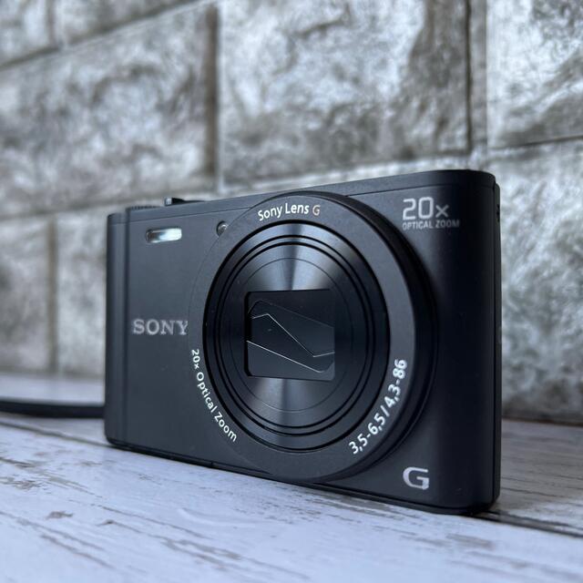 SONY(ソニー)の美品 SONY Cyber−Shot WX DSC-WX350(B) スマホ/家電/カメラのカメラ(コンパクトデジタルカメラ)の商品写真