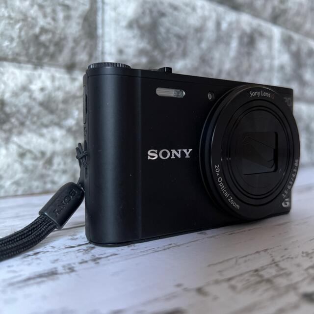 SONY(ソニー)の美品 SONY Cyber−Shot WX DSC-WX350(B) スマホ/家電/カメラのカメラ(コンパクトデジタルカメラ)の商品写真