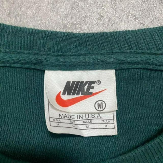 激レア　90S ナイキ　NIKE 深緑　tシャツ プリント　JAL 　F1 2