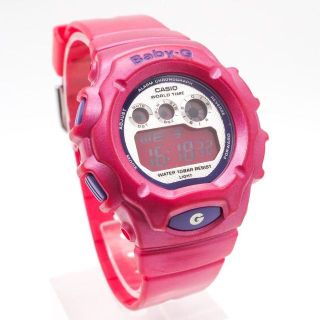 ベビージー(Baby-G)の《美品》Baby-G 腕時計 ピンク デジタル クォーツ 10気圧防水 デイト(腕時計)