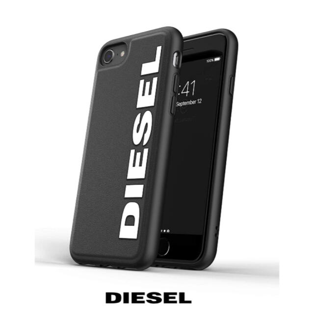 DIESEL(ディーゼル)の◆DIESELディーゼル◆ iPhoneケース ブラックホワイト 黒白 スマホ/家電/カメラのスマホアクセサリー(iPhoneケース)の商品写真