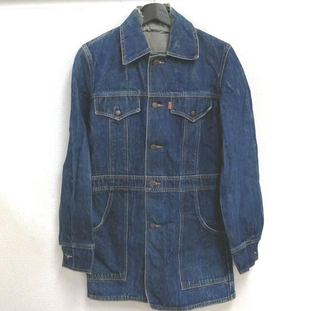 vintage LEVIS onepiece indigo ad クリーニング済ひざ丈ワンピース