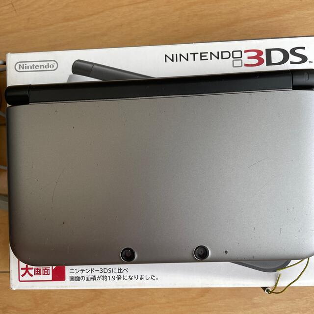 Nintendo 3DS LL 本体 シルバー/ブラックu3000中古品 良品✨ エンタメ