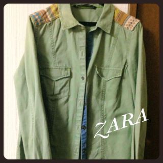 ザラ(ZARA)のZARA ミリタリーSH(シャツ/ブラウス(長袖/七分))