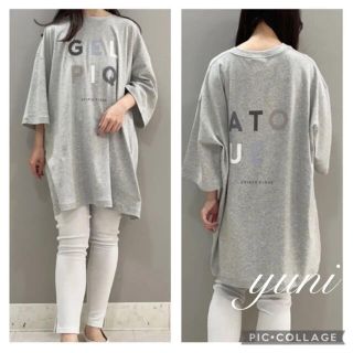 ジェラートピケ(gelato pique)のコーデセット♡ワンポイントロゴTシャツ＆レギンス(ルームウェア)