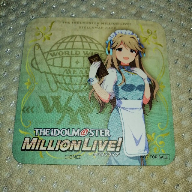 ミリオンライブ ステラマップカフェ コースター エンタメ/ホビーのアニメグッズ(その他)の商品写真