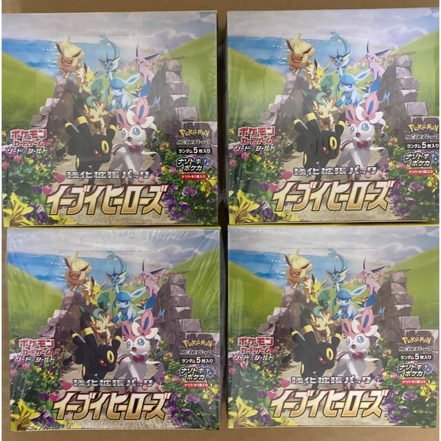 ポケモン - イーブイヒーローズ 4box シュリンク付き