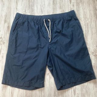 ムジルシリョウヒン(MUJI (無印良品))の【アヨさま専用】ショートパンツ(ネイビー)(ショートパンツ)