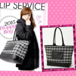 リップサービス(LIP SERVICE)の未使用 リップサービス チェック バック(トートバッグ)