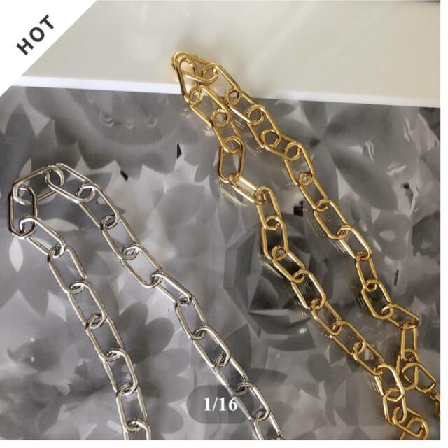 decollte accessory  chain necklace レディースのアクセサリー(ネックレス)の商品写真