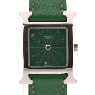エルメス Hウォッチ 腕時計(レディース)（グリーン・カーキ/緑色系）の 