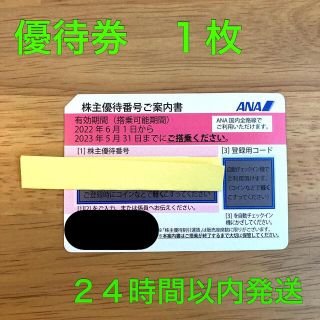 ANA 株主優待券 １枚＋グループ優待券(その他)