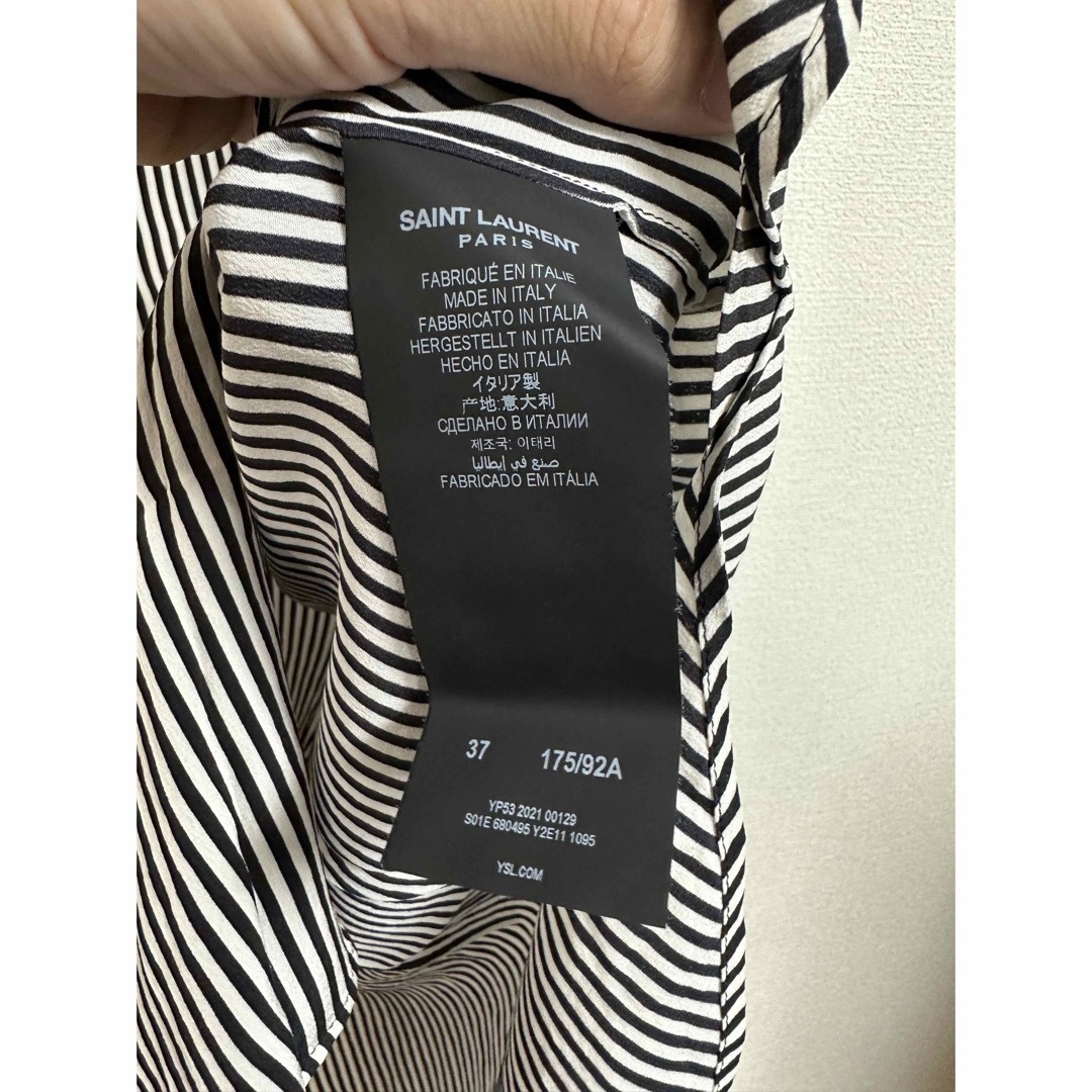 Saint Laurent - 登坂広臣 OMI着用 サンローラン ストライプシルク