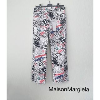 マルタンマルジェラ(Maison Martin Margiela)の【新品】MaisonMargiela マルジェラ グラフィティー デニム パンツ(デニム/ジーンズ)