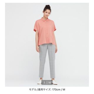 ユニクロ(UNIQLO)のユニクロ　レーヨンブラウス(半袖)(シャツ/ブラウス(半袖/袖なし))