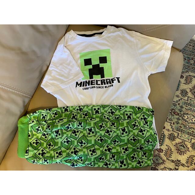 ☆USED マインクラフトのパジャマ　160 キッズ/ベビー/マタニティのキッズ服男の子用(90cm~)(パジャマ)の商品写真