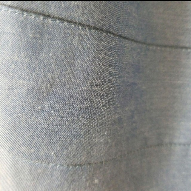 STRAWBERRY-FIELDS(ストロベリーフィールズ)のストロベリーフィールズ 春夏 ブルーグレー タックスカート 1(Sサイズ/7号) レディースのスカート(ひざ丈スカート)の商品写真