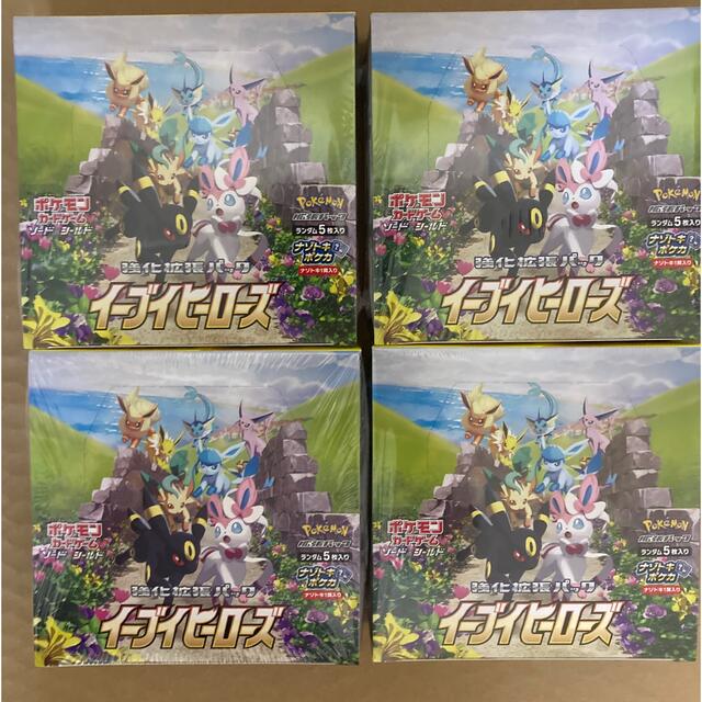 まとめ買いでお得 イーブイヒーローズ 4box シュリンク付き Box/デッキ
