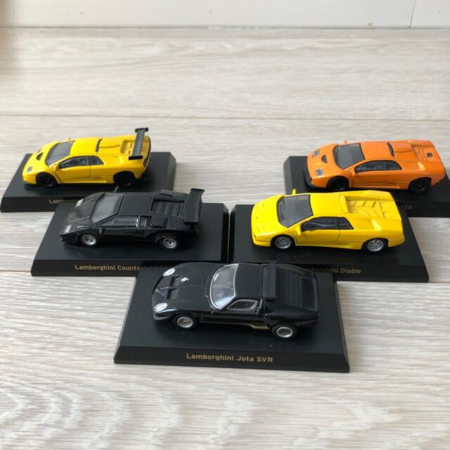 Lamborghini 京商1/64ミニカーコレクション ランボルギーニ5台セットの通販 by つむぽん's shop｜ランボルギーニならラクマ