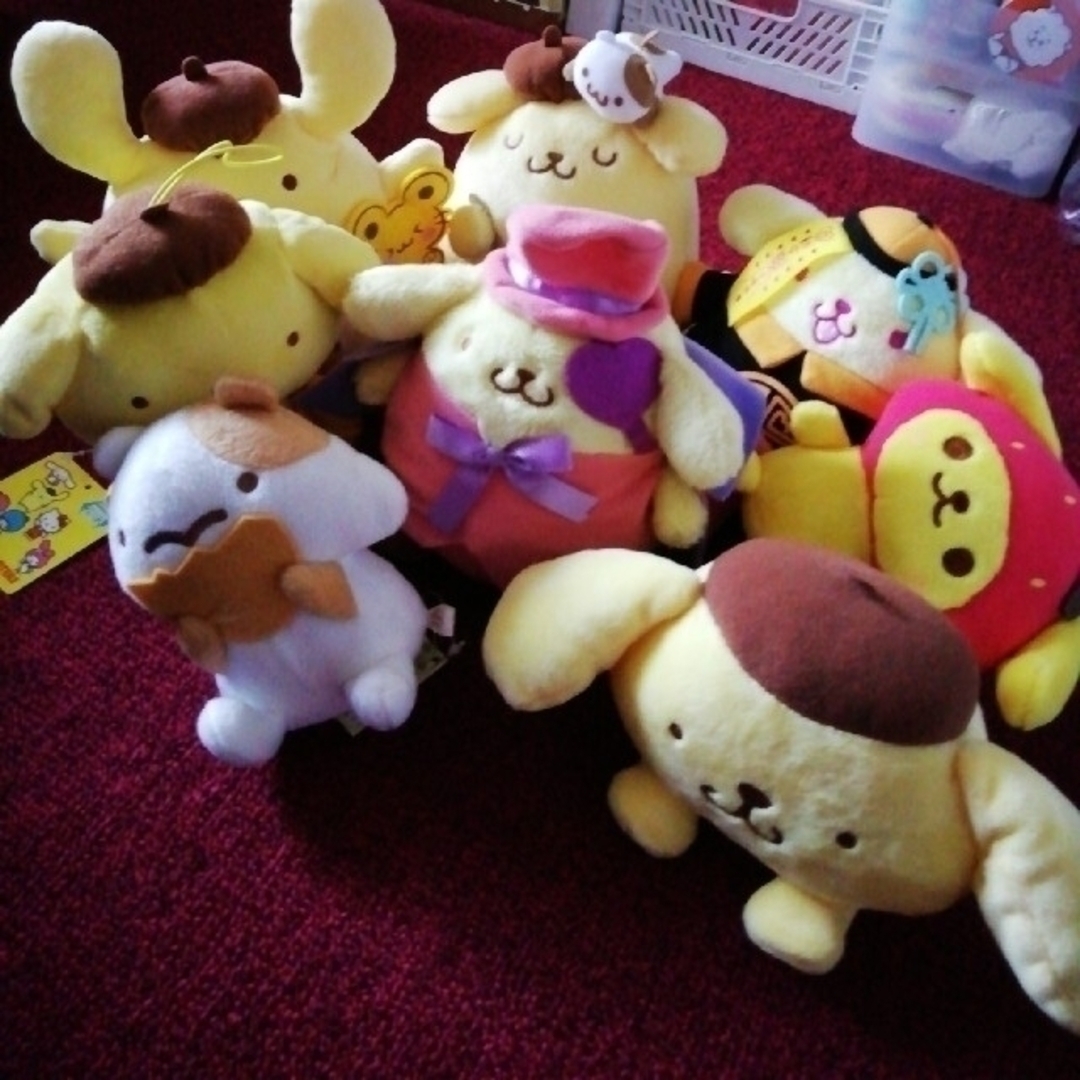 初回限定お試し価格】【初回限定お試し価格】サンリオ ポムポムプリン ぬいぐるみ、バック等27点 レアあり♪ キャラクターグッズ 売り切り!新品タグ付き サンリオ ポムポムプリン ねこ ぬいぐるみ