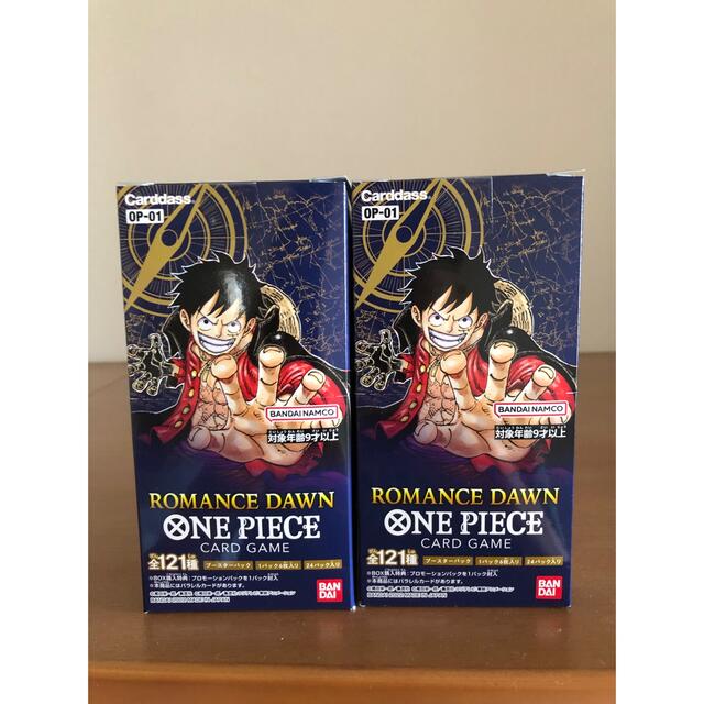 ONE PIECEカードゲームROMANCE DAWN 2BOX 新品未開封