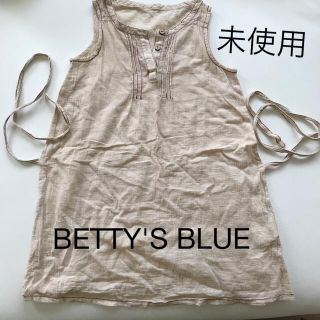 ベティーズブルー(BETTY'S BLUE)のペティーズブルー　ノースリーブ ワンピース 120女の子　綿100%(ワンピース)