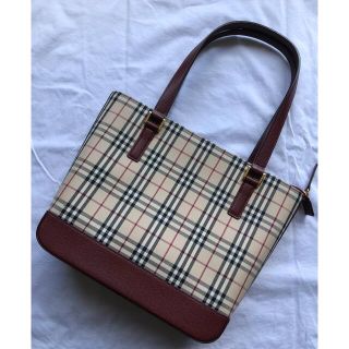 バーバリー(BURBERRY)のBurberryバーバリーノバチェックトートバッグ (トートバッグ)