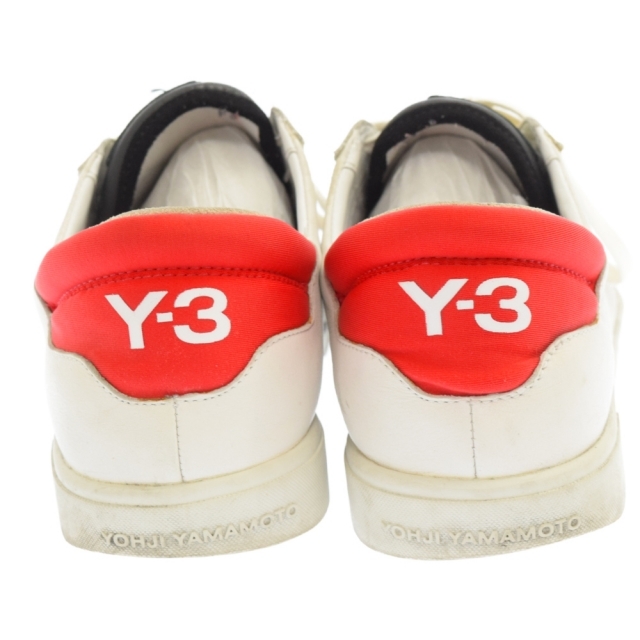 Y-3(ワイスリー)のY-3 ワイスリー RYDGE LOW S83216 ローカットスニーカーシューズ ホワイト/レッド メンズの靴/シューズ(スニーカー)の商品写真