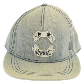 ディーゼル(DIESEL)のDIESEL ディーゼル ロゴ スター 帽子 デニムキャップ インディゴ(キャップ)