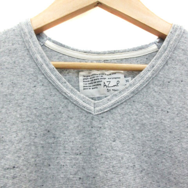 AZUL by moussy - アズールバイマウジー Tシャツ カットソー 長袖 Vネック M グレーの通販 by ベクトル ラクマ店| アズールバイマウジーならラクマ AZUL by moussy - アズールバイマウジー Tシャツ カットソー 長袖 Vネック M グレーの通販 by ベクトル ラクマ店| アズールバイマウジーならラクマ