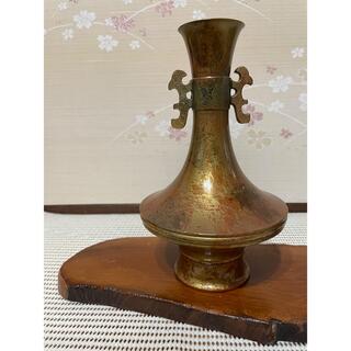 中国古美術 銅製花瓶(金属工芸)