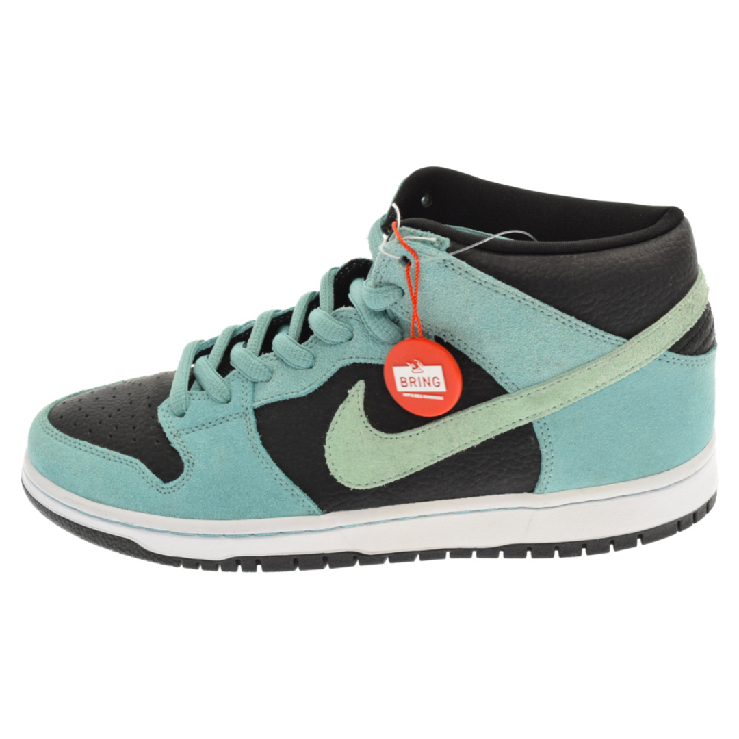 NIKE ナイキ DUNK MID PRO SB SEA CRYSTAL BLACK/MEDIUM MINT-SEA CRYSTAL ダンクミッドプロ スウェード ミッドカットスニーカー 314383-033