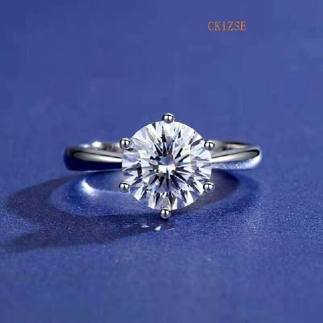 新 ダイア指輪 1.0ct リング モアサナイト PT950 プラチナ | www