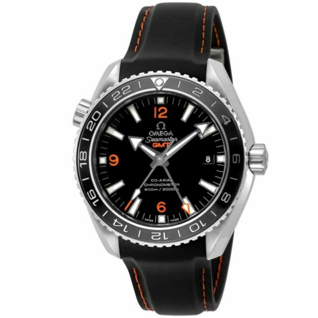 ブラック素材オメガ OMEGA 腕時計 メンズ SEAMASTER PLANET OCEAN シーマスター プラネットオーシャン 600M防水 ブラック 232.32.44.22.01.002