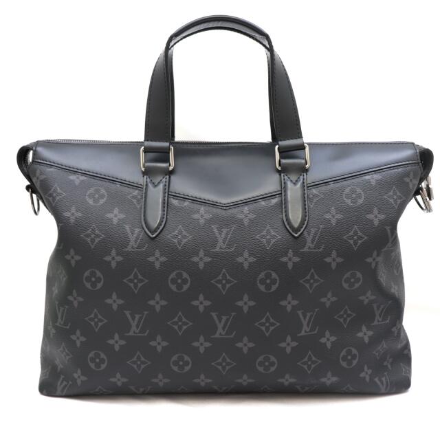 LOUIS VUITTON(ルイヴィトン)の美品 ルイ・ヴィトン モノグラム エクリプス ブリーフケース エクスプローラー ビジネスバッグ メンズ 黒 ２WAY ショルダーバッグ M40566 LOUIS VUITTON メンズのバッグ(ビジネスバッグ)の商品写真